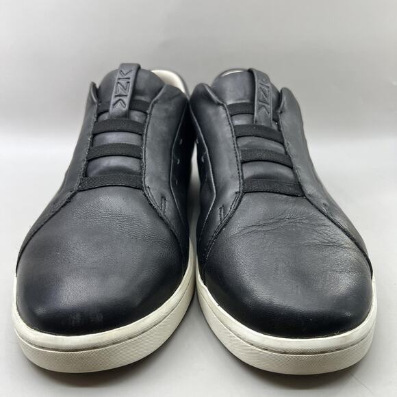 Kizik New York Hands Free Slip On Shoes Men Size 11.5 Wide Black Leather Sneaker main image 4